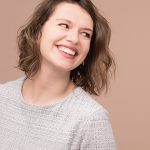person in photo shoot