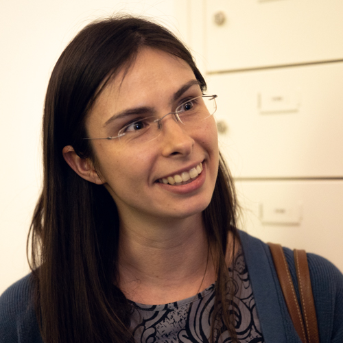 woman in glasses