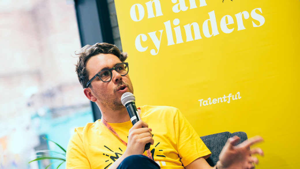 speaker at talentful talks event